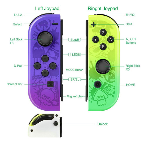 - Controles Joystick Compatibles Para Nintendo Switch +