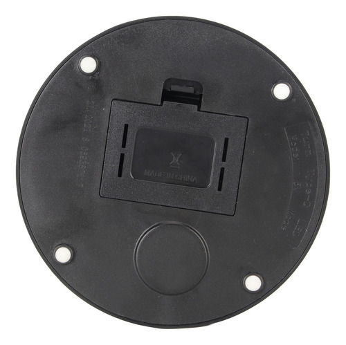 Pantalla Giratoria Con Base Led Negra De 360 Grados, Círculo