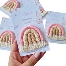 Comprar Souvenir Arcoíris Macrame Baby Shower Nacimiento Cumpleaños
