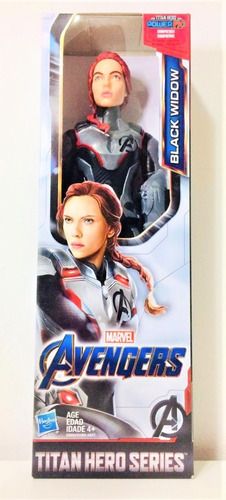 Imagem 3 de 10 de Boneco Viuva Negra Titan Hero Black Widow Vingadores 30 Cm