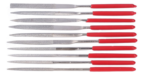 Set De Limas De Agujas De Pulir, 10 Piezas, De Grano 120
