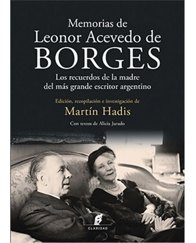 Libro Memorias De Leonor Acevedo De Borges