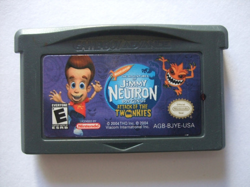  Jimmy Neutron Attack Of The Twonkies Game Boy Advance