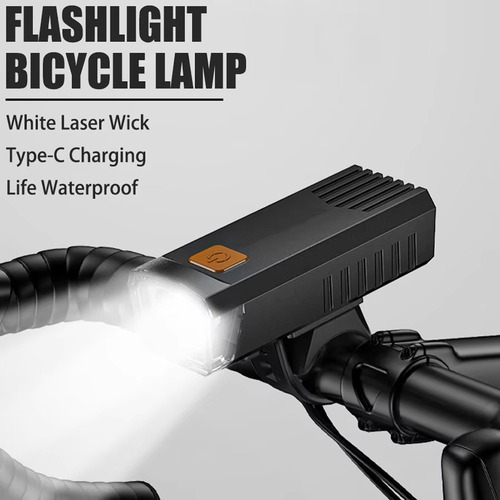 Luz Fuerte, Impermeable, Para Bicicleta, Luz Frontal Con Car