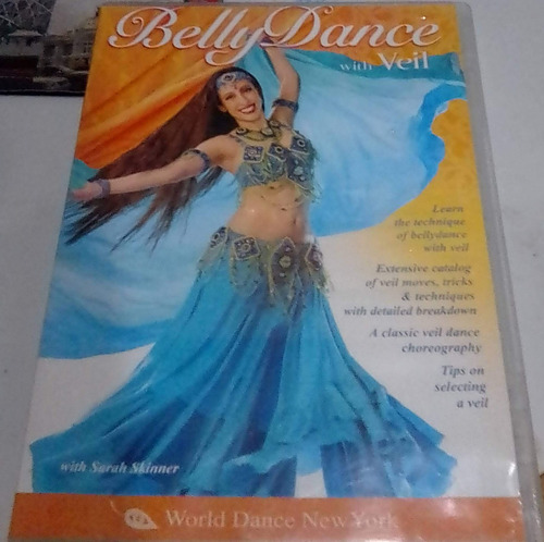 Belly Dance. With Veil. Sarah Skinner. Dvd Usado. Qqe.