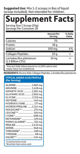 Peptídeos De Colágeno Em Pó Garden Of Life 28 Porções