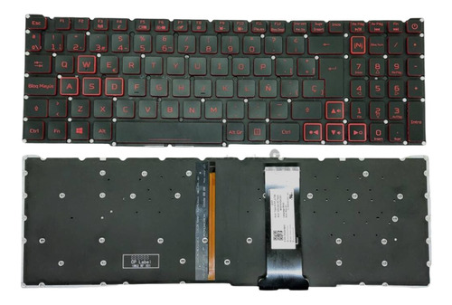 Teclado Portátil Acer Nitro 5 An515-54 Español Nuevo 