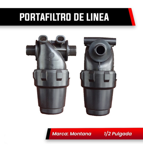Imagen 1 de 3 de Porta Filtro De Línea Para Asperjadoras.