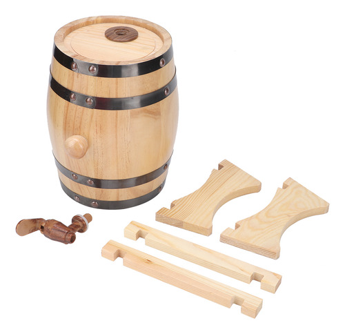 Mini Barril De Madera De Pino Para Uso Doméstico, 1,5 Litros