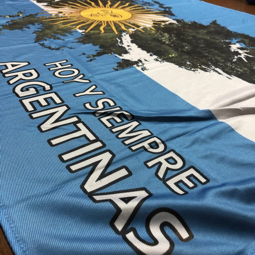 Bandera Malvinas Hoy Y Siempre Argentinas 90x150cm - Reforza