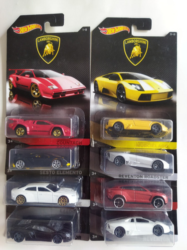 Hot Wheels Lamborghini Countach Reventon Murcielago Sesto