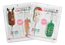 Comprar X 2 Moldes Para Chocolate Cake Paletas De Navidad Parpen Color Transparente