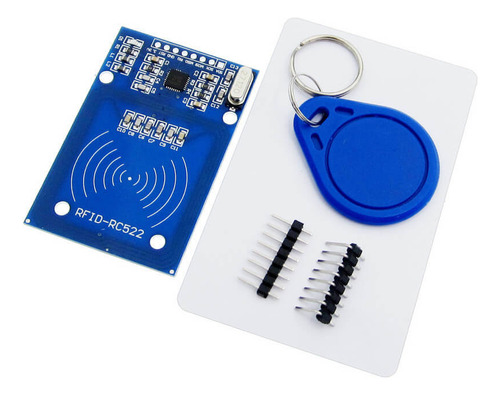 10 Kit Módulo Leitor Rfid Rc522 13.56mhz + Cartão + Chaveiro