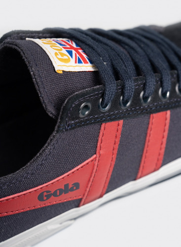 Zapatillas Gola Super Quarter - Marino/bordo