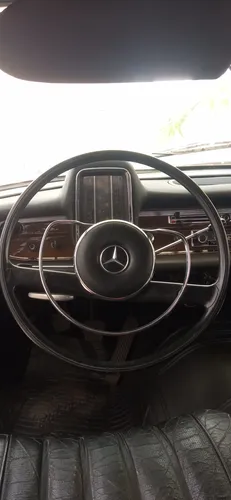 Mercedes Benz 220, Std. 4 Vel. Al Frente, Placas De Antiguo
