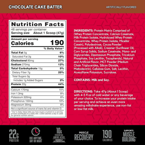 Proteína En Polvo Whey Protein Syntha 6.5 Lbs Bsn Chocolate Cake Batter