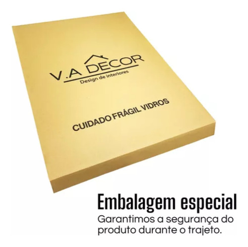 Espelho Orgânico Médio Decorativo 80cm Com Led Branco Quente