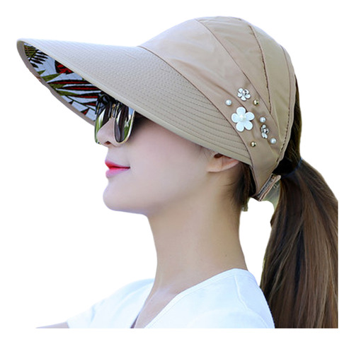 Gorra De Golf Para Mujer, Protección Uv Upf 50+, Ala Ancha,