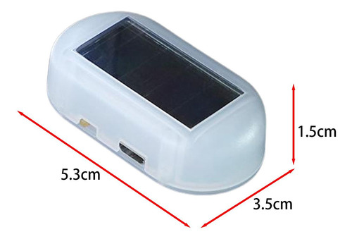 Generic Coche Energía Solar Simulada Alarma Azul Claro