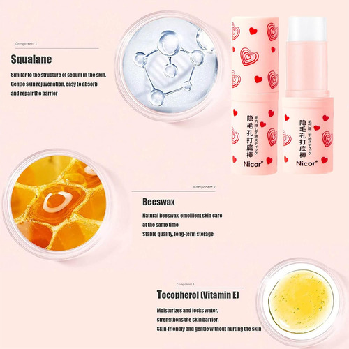 Barra De Poros Invisible - Prebase De Maquillaje Facial Resi