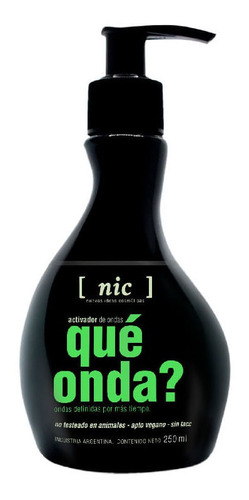 Crema Para Peinar Nic Qué Onda? X 250 Ml