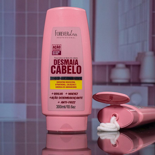Kit Desmaia Cabelo Anti Frizz E Volume Forever Liss