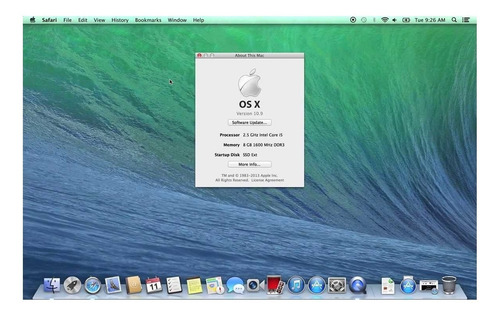 Usb Instalador Limpio Mac Os X 10.9 Mavericks iMac Macbook