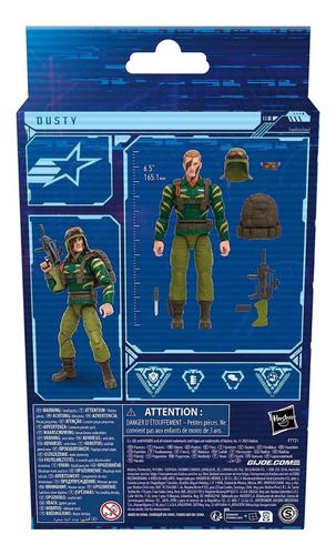 Boneco Tiger Force Dusty Classified Series G.I Joe F7731 Hasbro