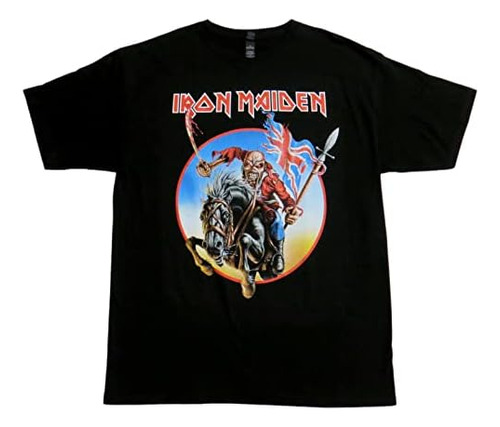 Camiseta Con Gráfico Iron Maiden (as1, Alpha, M, Regular, Re