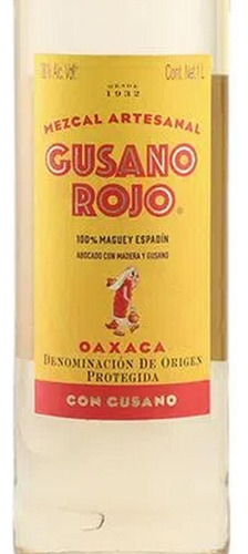 Paquete De 3 Mezcal Gusano Rojo 1 L