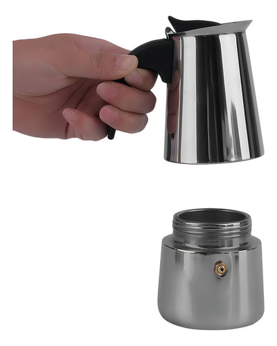 Cafeteira Italiana Inox 4 Xicaras 200ml