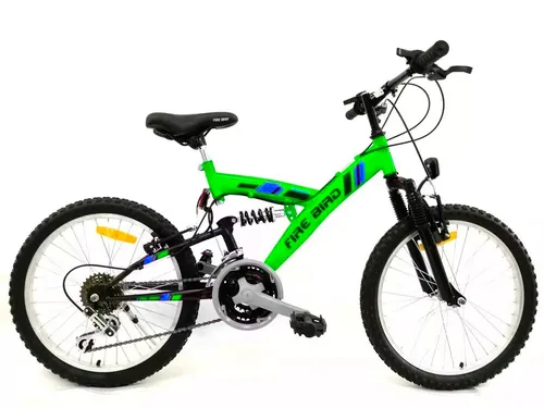 Bicicleta Firebird Mtb R20 6v Ni os Doble Suspension A24