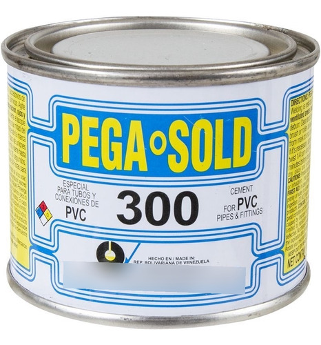 Pega Sold 300 Soldadura Líquida Pvc Baja Presión 1/32 Gal