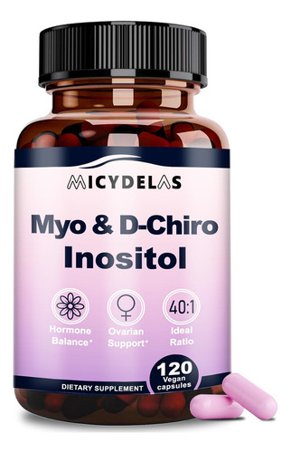 Micydelas Mio-inositol 40:1 120 Cápsulas Soporte Hormonal