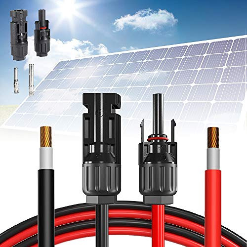 Pie Cable Extension Solar Conector Dama Par Extra Kit 1