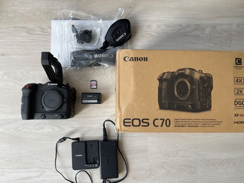 Imagen 1 de 4 de Cámara Digital Canon Eos C70 Con Lente Rf 24-105 Mm F/4 L Is