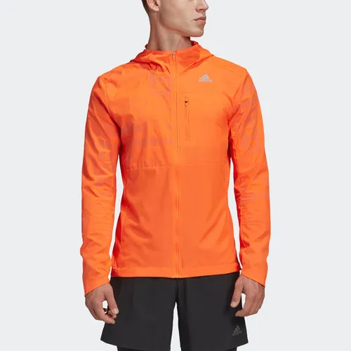 Campera Reflectante Own The Run Naranja adidas
