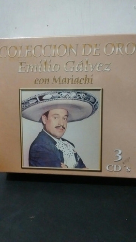 Emilio Galvez. Con Mariachi. Colección De Oro. Cd.