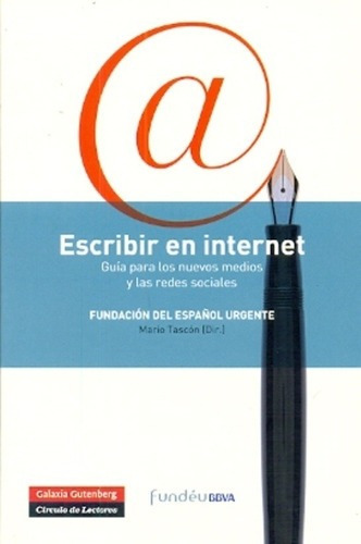 Libro Escribir En Internet De Fundeu Bbva