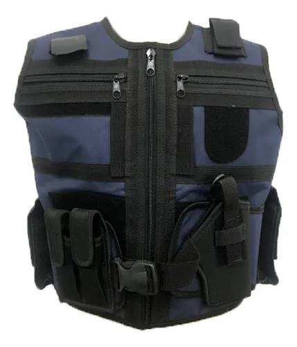 comprar Capa De Colete Tático X-tudo Segurança Vig Azul Marinho