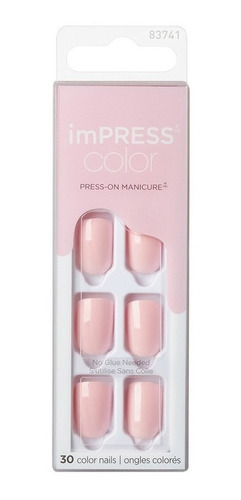 Uñas Impress Color / Press-on - Modelo Pick Me Pink