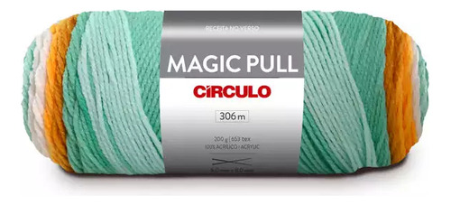 Lã Magic Pull Circulo - 1 Unidade Cor 9418 Sonho Feliz