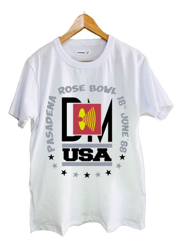 Remeras Estampadas Dtg Fullhd Depeche Mode Pasadena Usa 1988