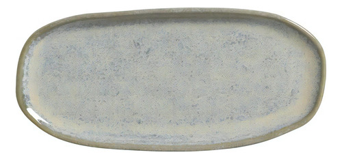 Conj 4 Travessas Oval Rasa P Orgânico Green Granite 23x11cm