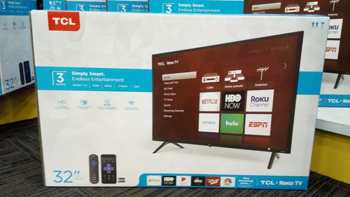 Imagen 2 de 5 de Smart Tv Led Hd Tcl 32 Pulgadas Roku Wifi Garantia Delivery