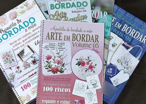 Apostila Riscos para Bordado Livre - 5 DESENHOS MISTICO