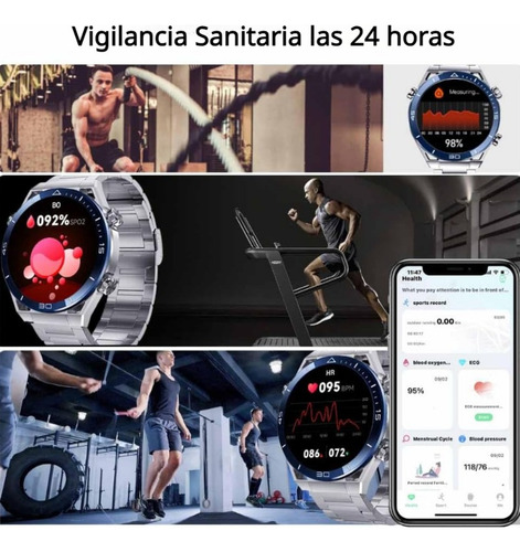 Reloj Inteligente Hombres Smart Wath Compatible Con Android