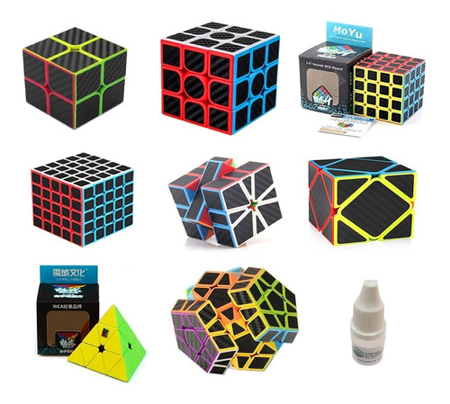 Cubo Rubik Combo Carbono 3 A Eleccion Local A La Calle