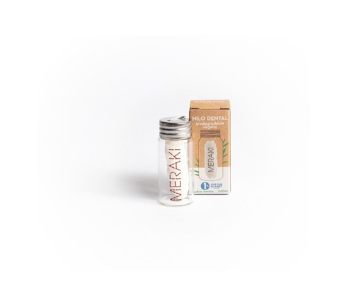 Imagen 4 de 10 de Hilo Dental Meraki Sustentable Biodegradable + Envase Vidrio