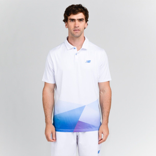 Polera Tenis Hombre New Balance Bicolor